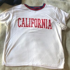 “california” tshirt